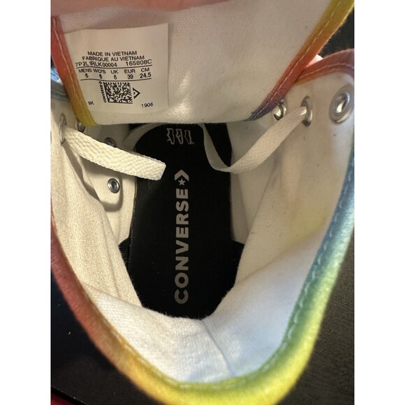 Converse All Star Chuck Taylor High Top Men’s 6 Women’s 8 Rainbow Pride #1075 - Picture 15 of 16
